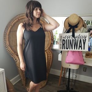 Black Slip Dress